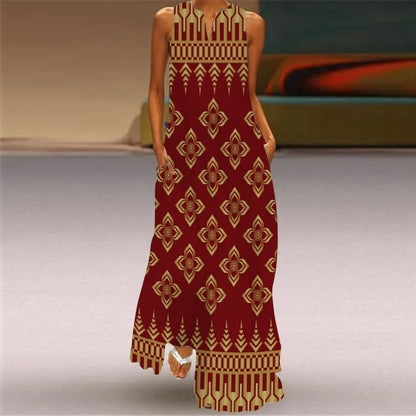 Robe d'Été Artistique – Élégance, Confort & Liberté