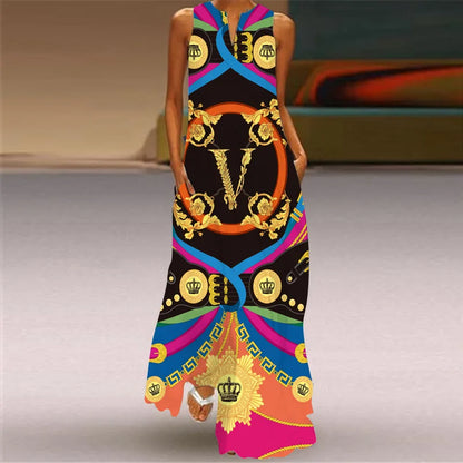 Robe d'Été Artistique – Élégance, Confort & Liberté