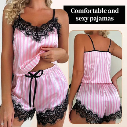 Pyjama Satin Femme – Confort Absolu Pour Vos Soirées d'Été