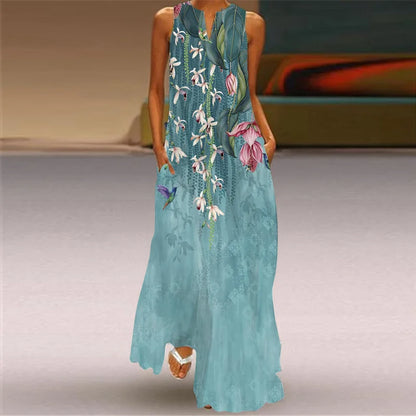 Robe d'Été Artistique – Élégance, Confort & Liberté
