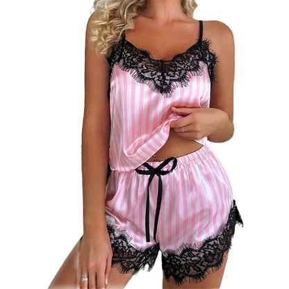 Pyjama Satin Femme – Confort Absolu Pour Vos Soirées d'Été