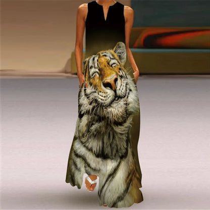 Robe d'Été Artistique – Élégance, Confort & Liberté