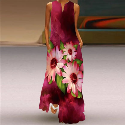 Robe d'Été Artistique – Élégance, Confort & Liberté